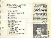 ANGRY SAMOANS Metal Mike Scrapbook 1979 – 07-29-1979 – 12-27-1979 – Harlan Hollander then P.J. Galligan on Lead Guitar Page 04